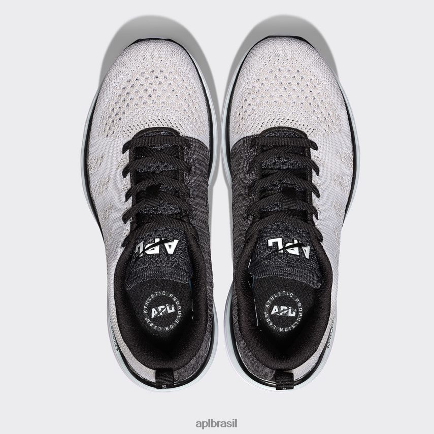 correndo APL techloom profissional 47 branco/preto/cinza cósmico mulheres PRHR24291