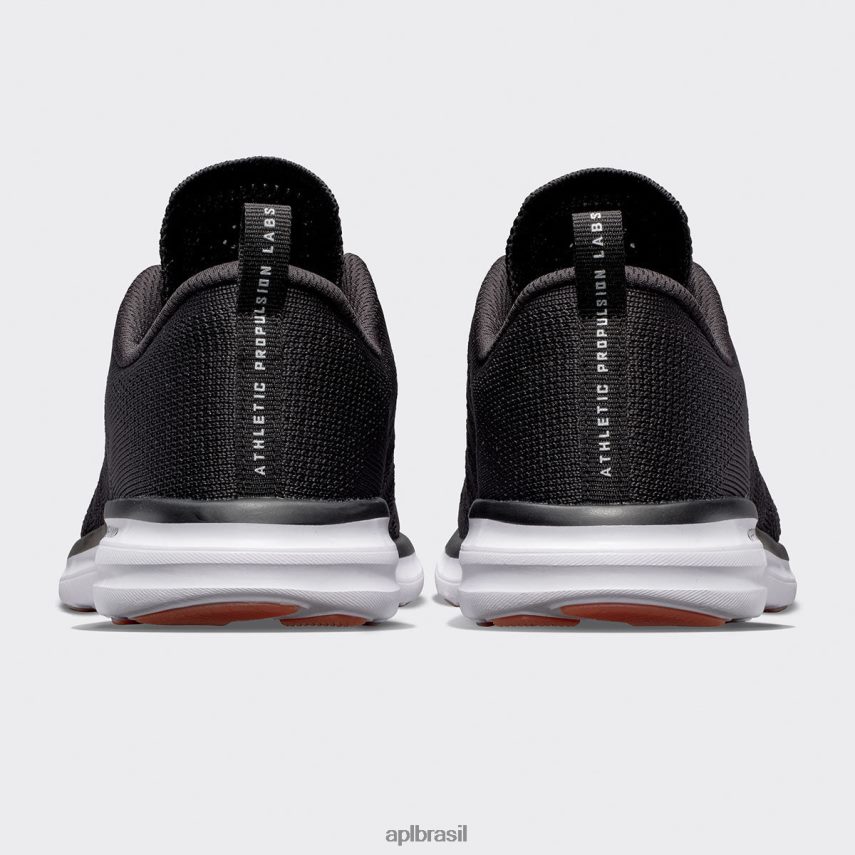 correndo APL techloom profissional 47 preto/branco/goma mulheres PRHR24295