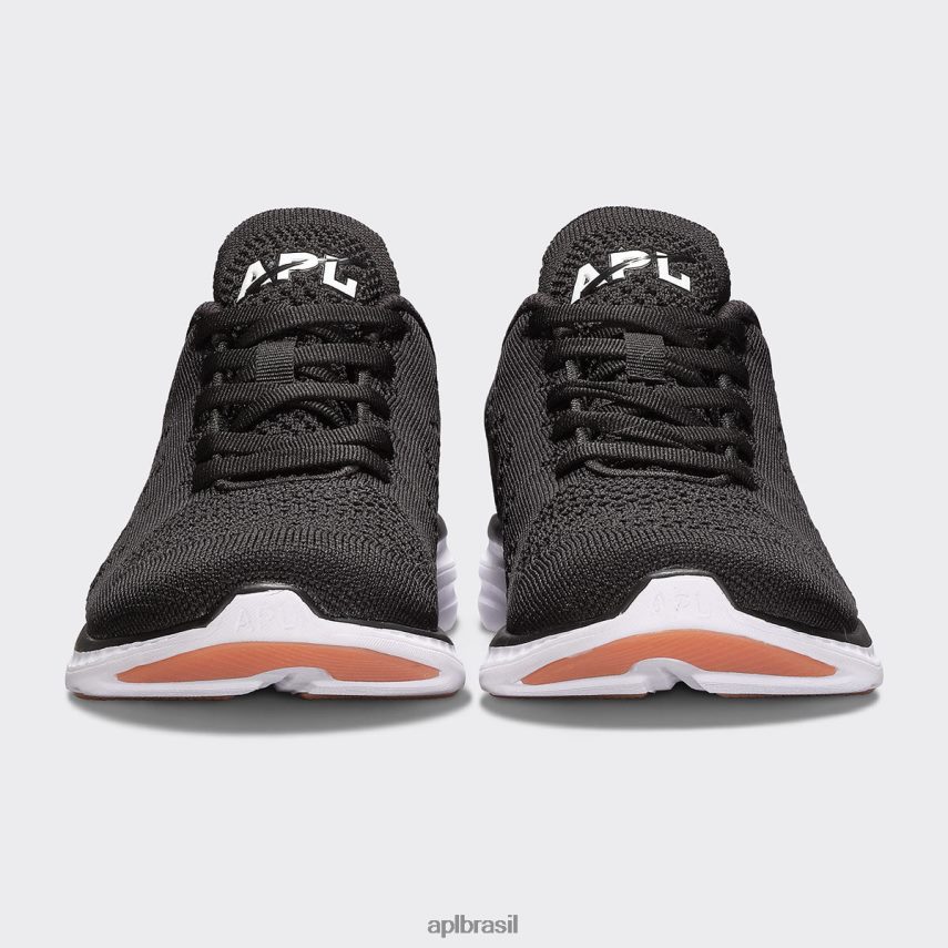 correndo APL techloom profissional 47 preto/branco/goma mulheres PRHR24295