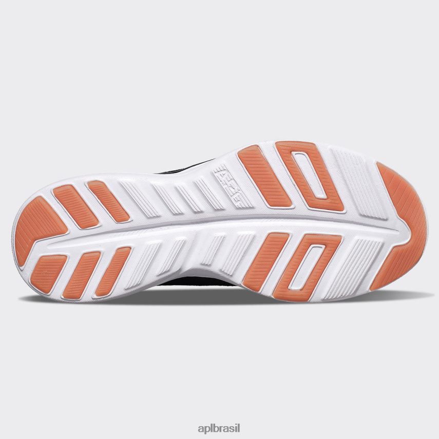 correndo APL techloom profissional 47 preto/branco/goma mulheres PRHR24295