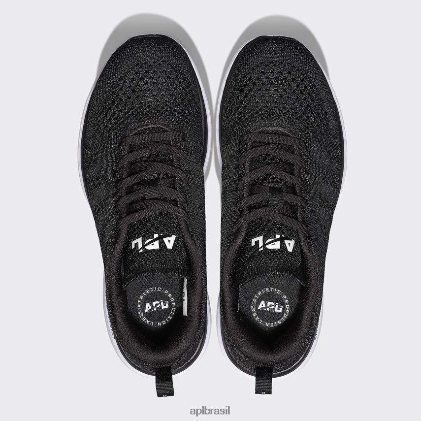 correndo APL techloom profissional 47 preto/branco metálico mulheres PRHR24313