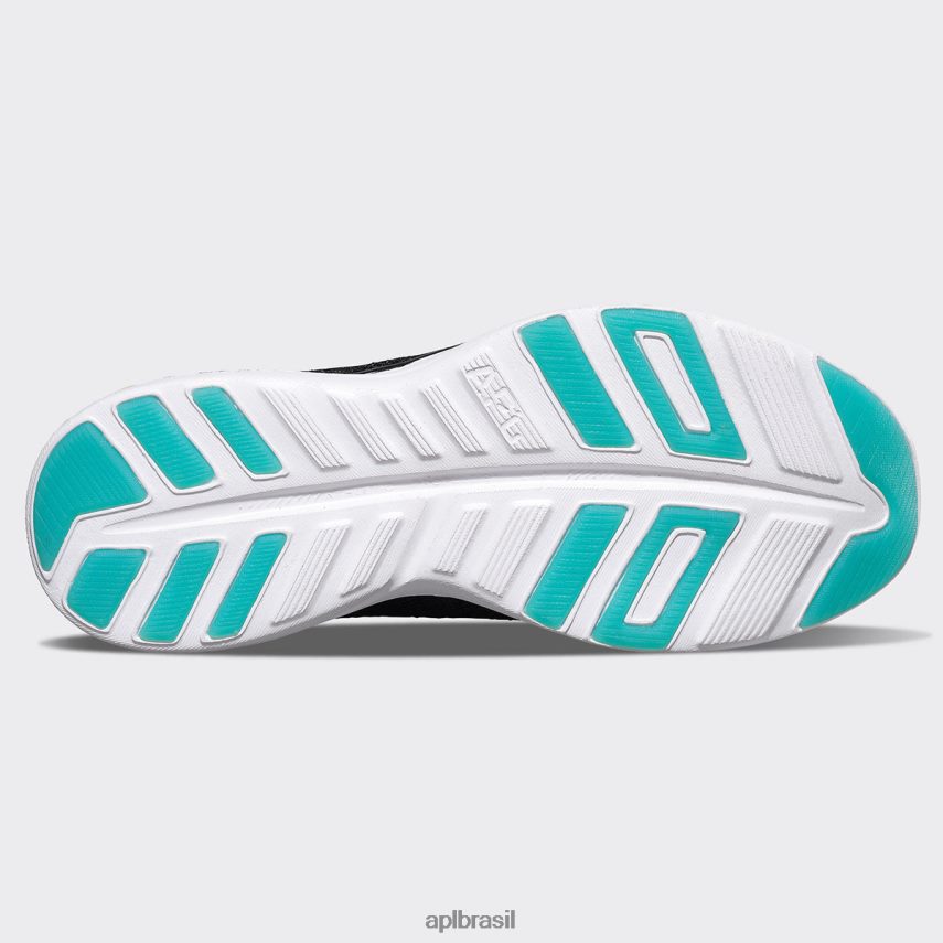 correndo APL techloom profissional 47 preto/branco metálico mulheres PRHR24313