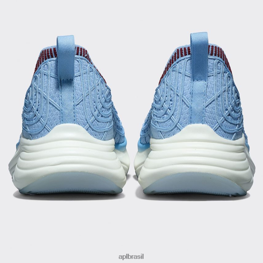 correndo APL tirolesa techloom 64 azul gelo/bordô/com nervuras mulheres PRHR2431