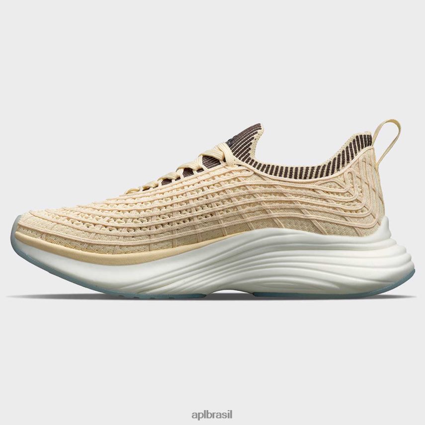 correndo APL tirolesa techloom 64 baunilha/chocolate/com nervuras mulheres PRHR2479