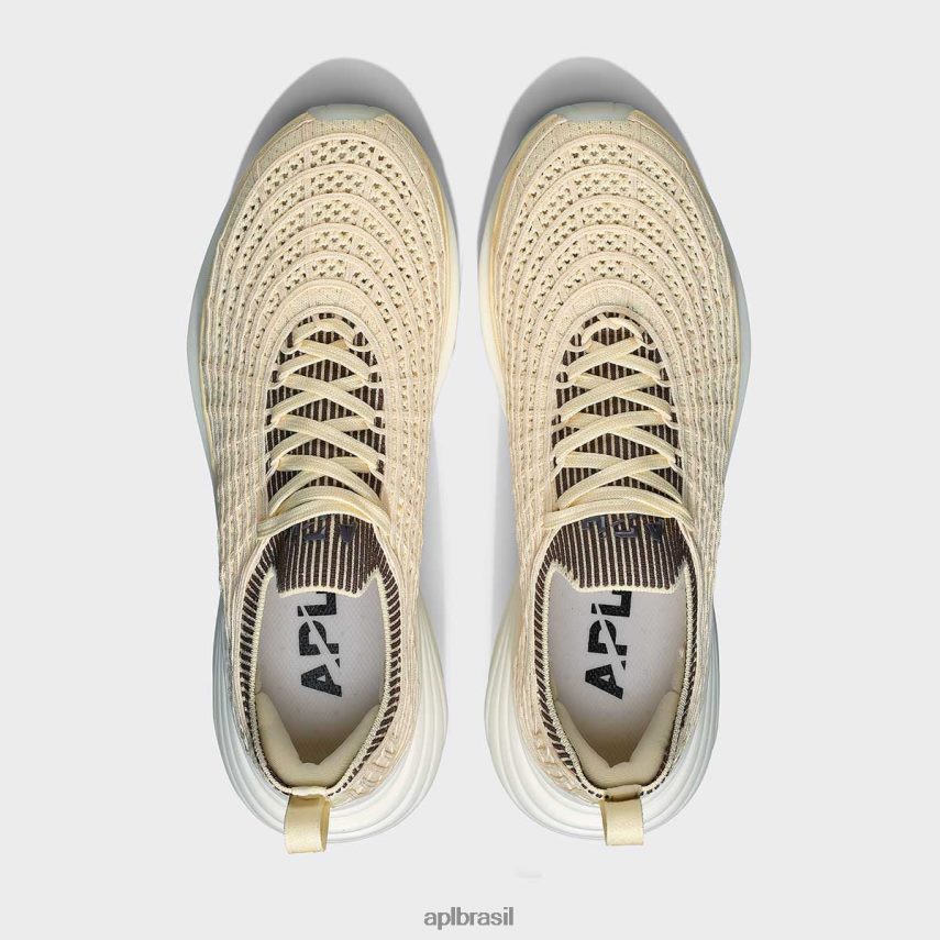 correndo APL tirolesa techloom 64 baunilha/chocolate/com nervuras mulheres PRHR2479