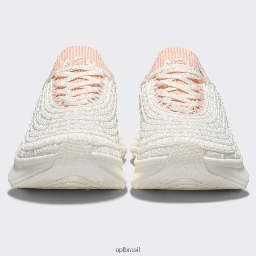 correndo APL tirolesa techloom 64 marfim/blush/nervurado mulheres PRHR2440