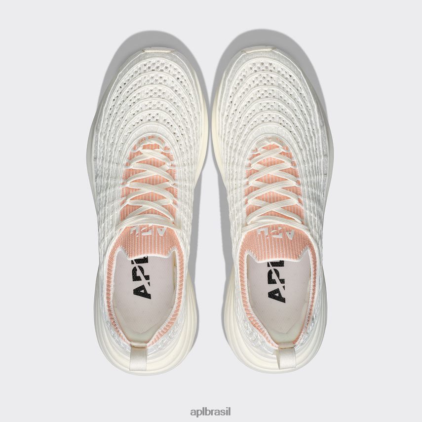 correndo APL tirolesa techloom 64 marfim/blush/nervurado mulheres PRHR2440