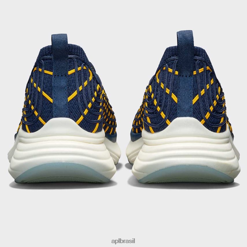 correndo APL tirolesa techloom 64 marinho/racing amarelo/vermelho mulheres PRHR2448