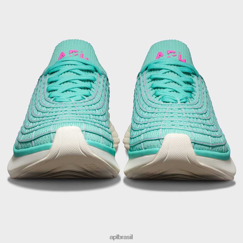 correndo APL tirolesa techloom 64 menta/rosa fusão mulheres PRHR2499