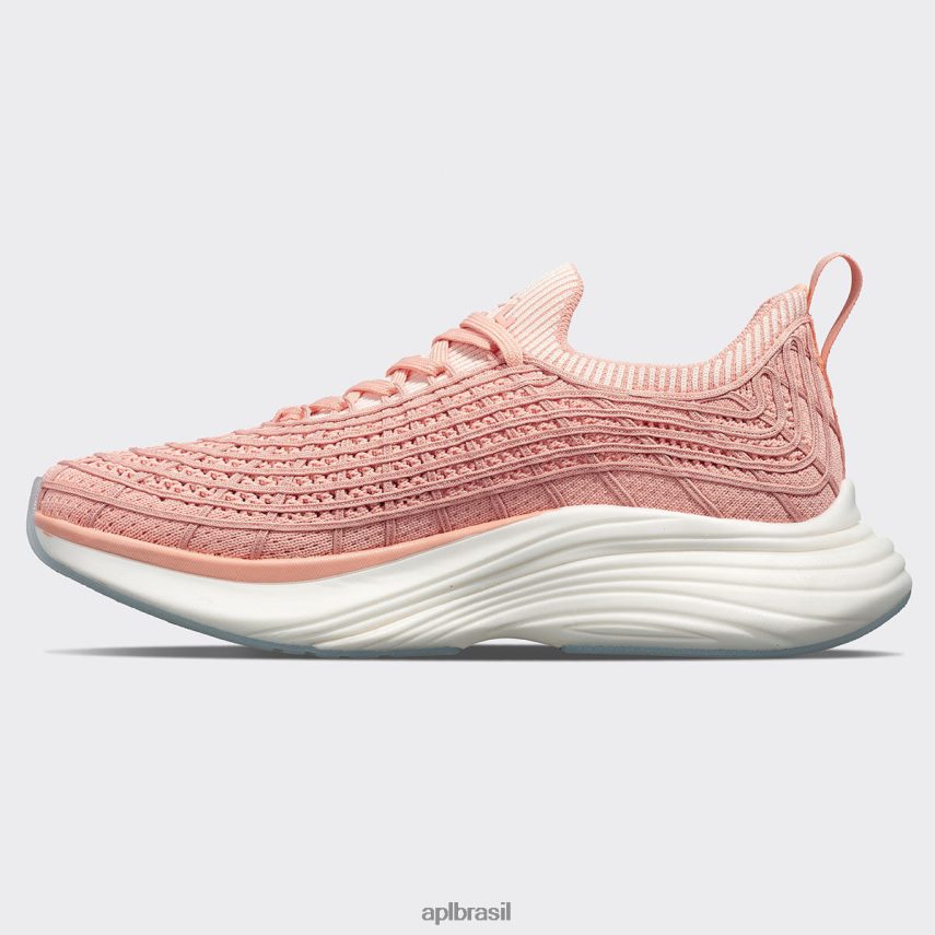 correndo APL tirolesa techloom 65 blush/puro/com nervuras mulheres PRHR24204