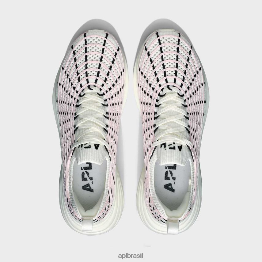 correndo APL tirolesa techloom 65 marfim/rosa branqueado/preto mulheres PRHR24116