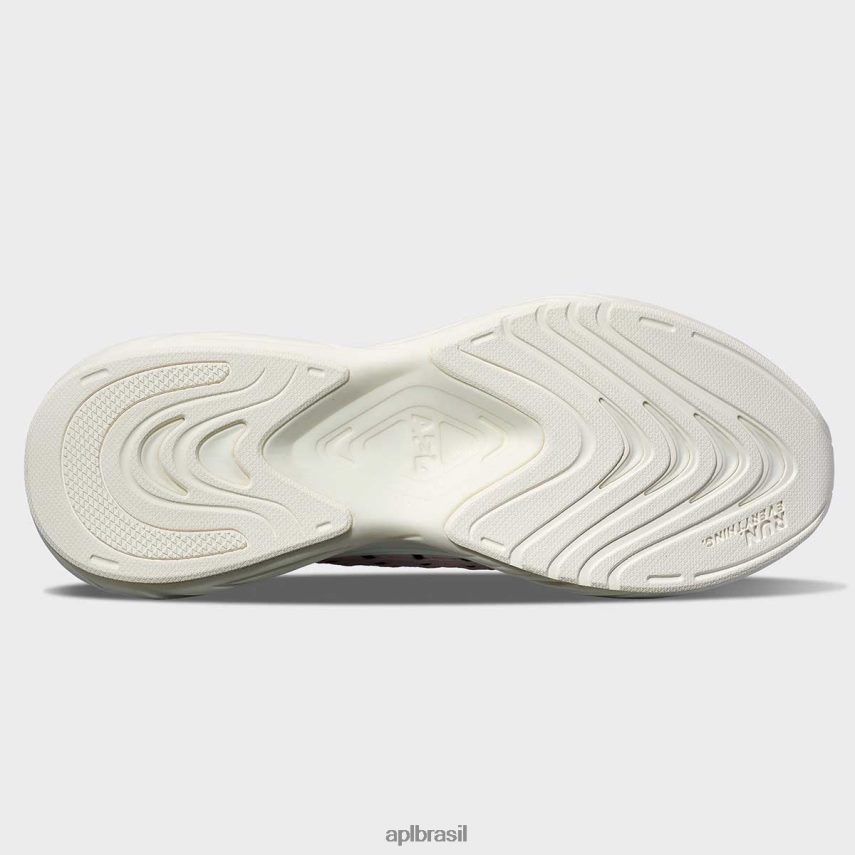 correndo APL tirolesa techloom 65 marfim/rosa branqueado/preto mulheres PRHR24116