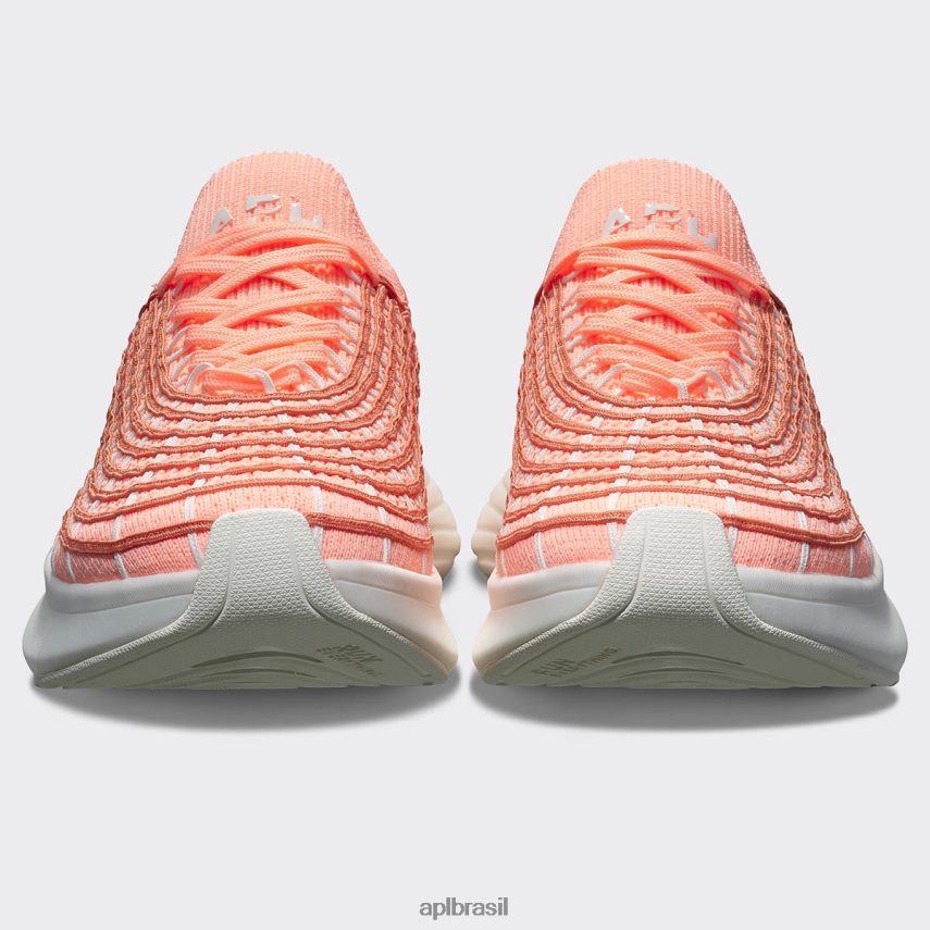 correndo APL tirolesa techloom 65 neon pêssego/terracota/marfim mulheres PRHR24162