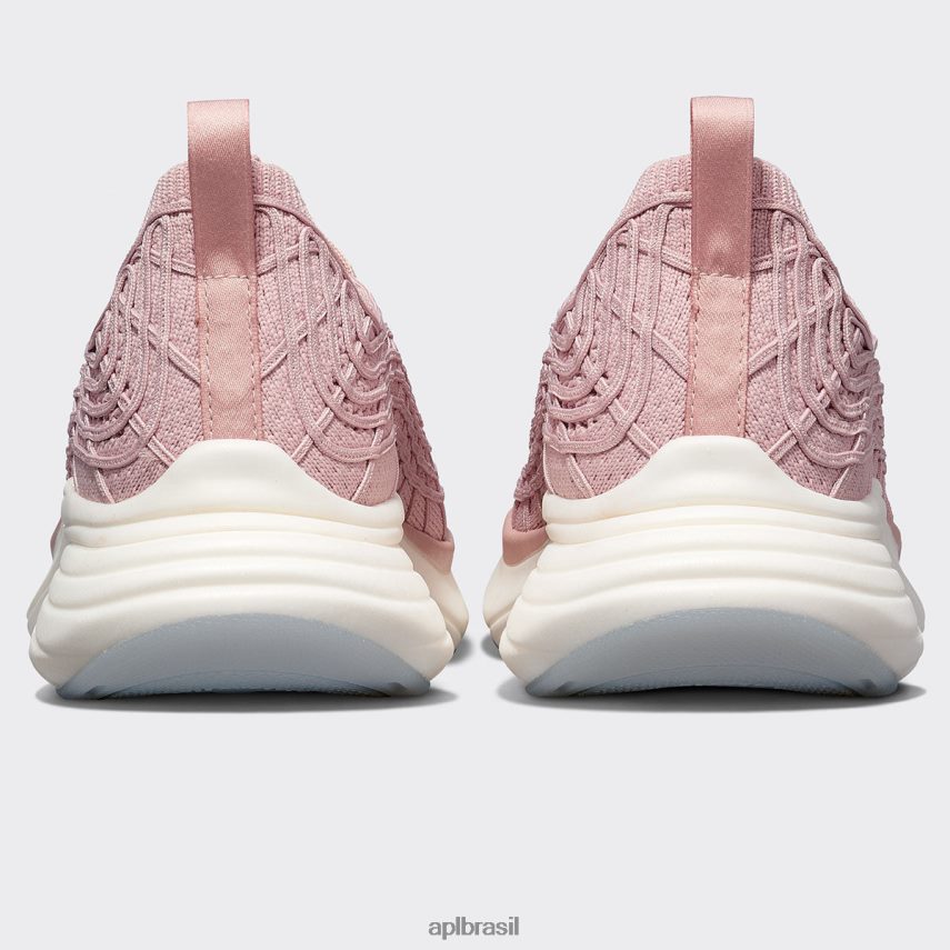 correndo APL tirolesa techloom 65 pó de rosa/branco mulheres PRHR24240