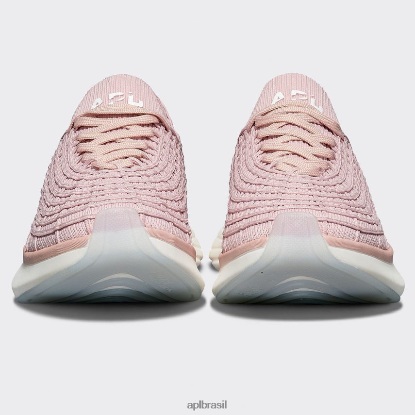 correndo APL tirolesa techloom 65 pó de rosa/branco mulheres PRHR24240