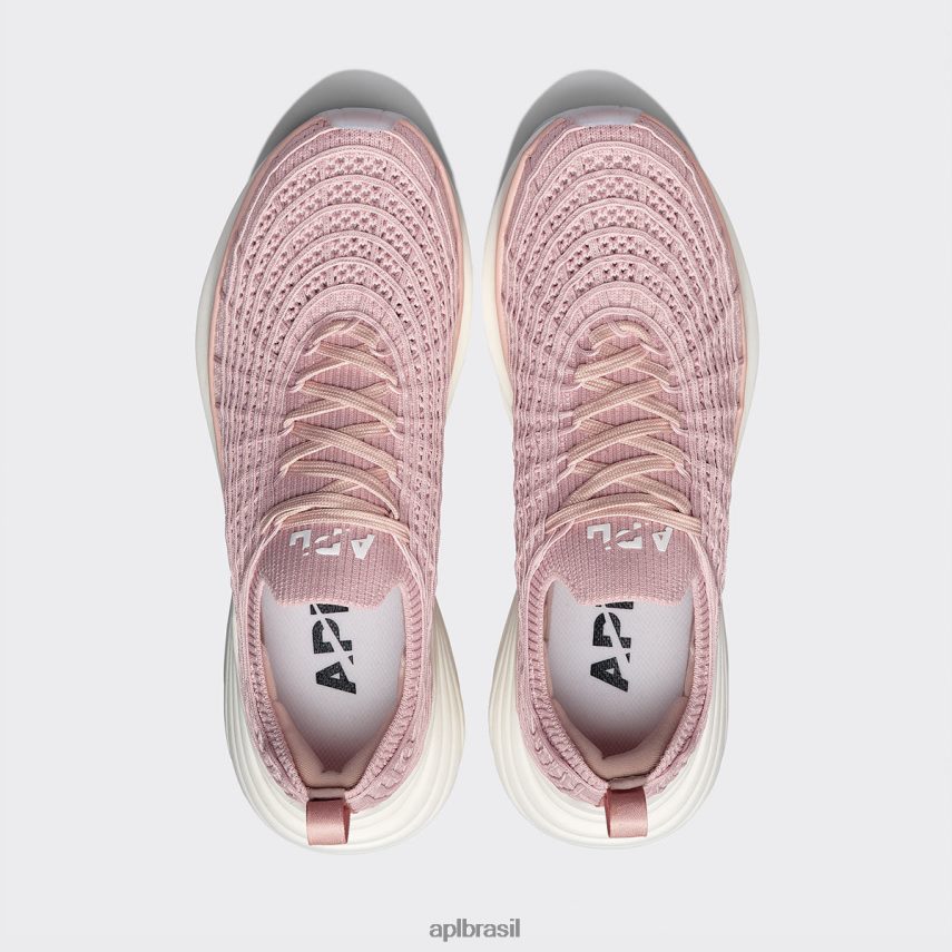 correndo APL tirolesa techloom 65 pó de rosa/branco mulheres PRHR24240