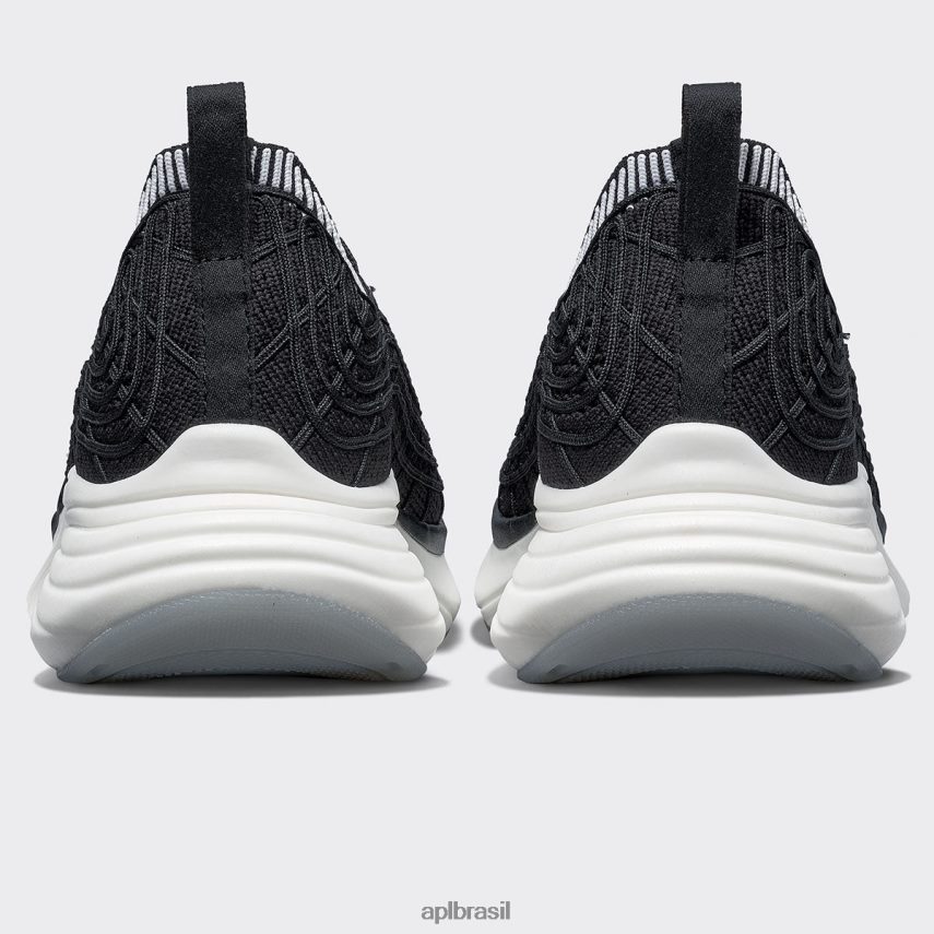 correndo APL tirolesa techloom 65 preto/branco/com nervuras mulheres PRHR24228