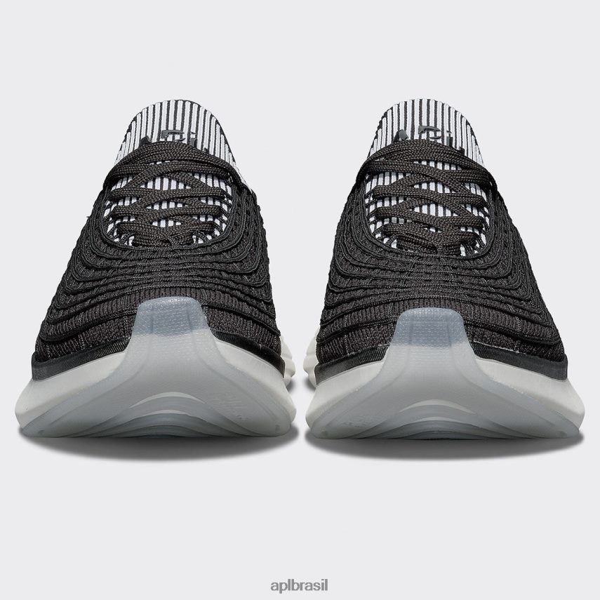 correndo APL tirolesa techloom 65 preto/branco/com nervuras mulheres PRHR24228