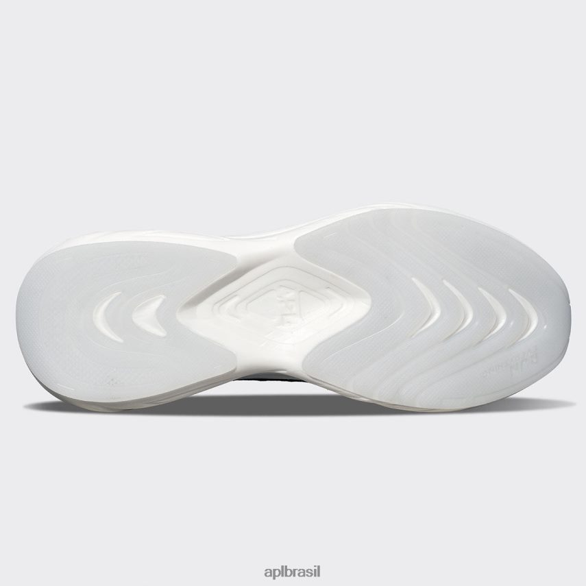 correndo APL tirolesa techloom 65 preto/branco/com nervuras mulheres PRHR24228