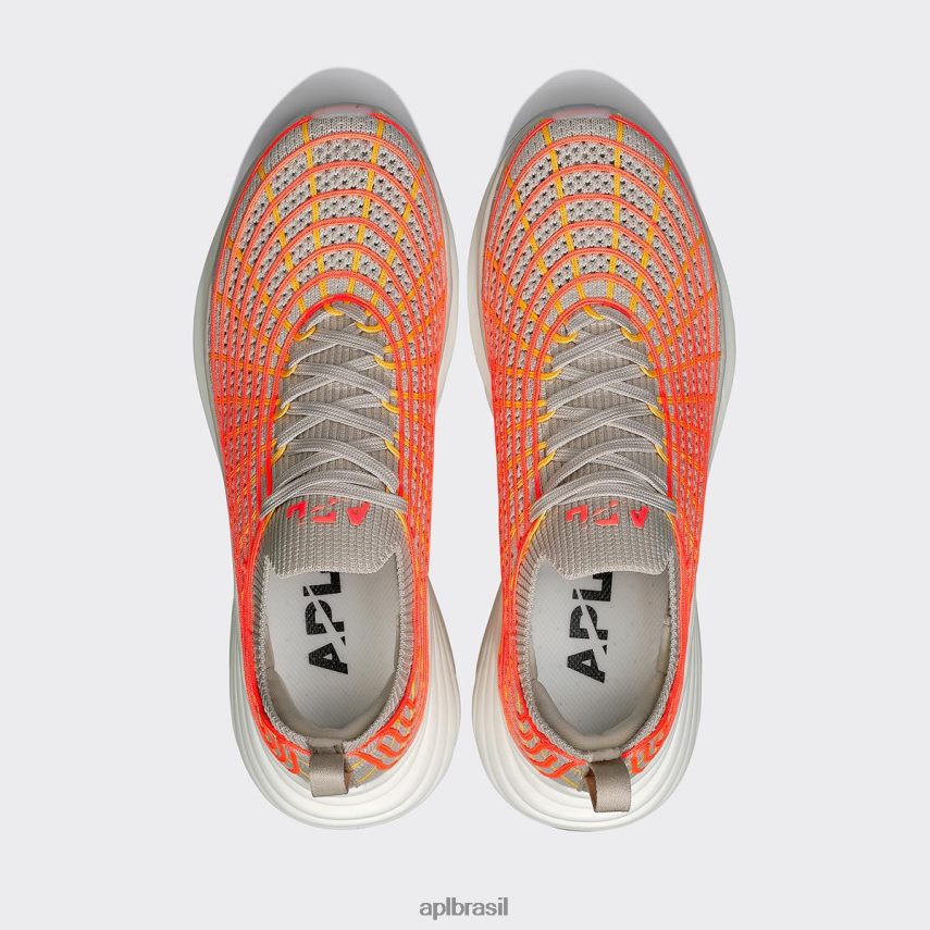 correndo APL tirolesa techloom 66 argila/laser vermelho/calêndula mulheres PRHR24348