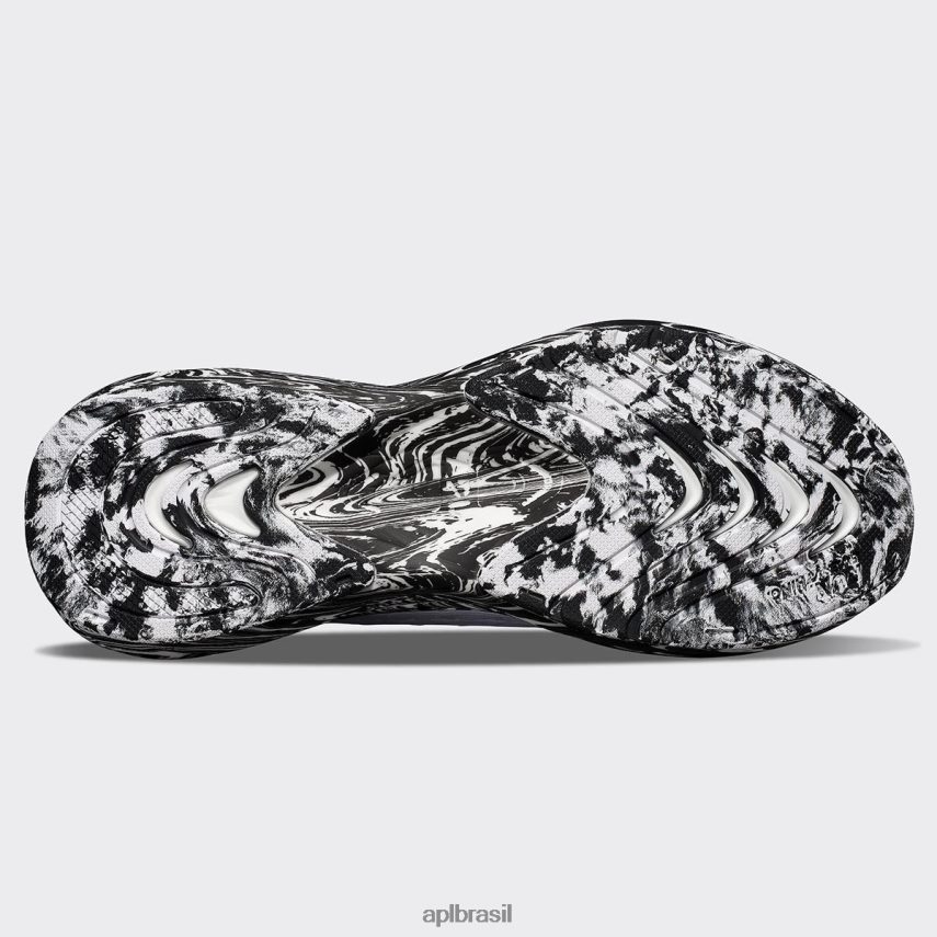 correndo APL tirolesa techloom 66 branco/preto/mármore mulheres PRHR24354