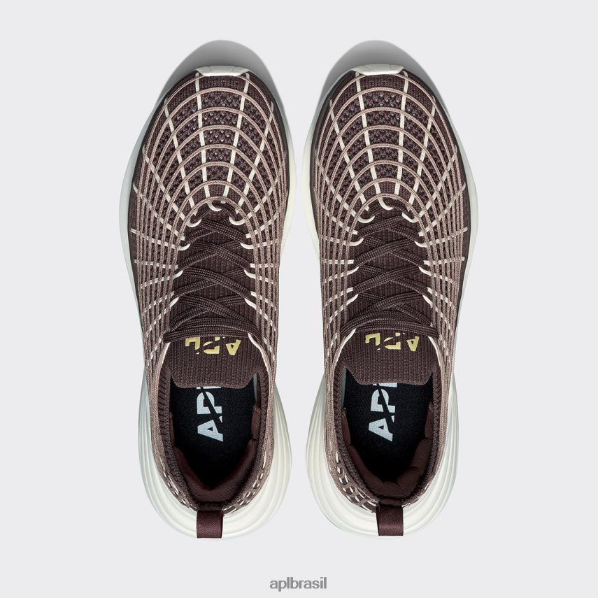 correndo APL tirolesa techloom 66 chocolate/amêndoa/inovação mulheres PRHR24242