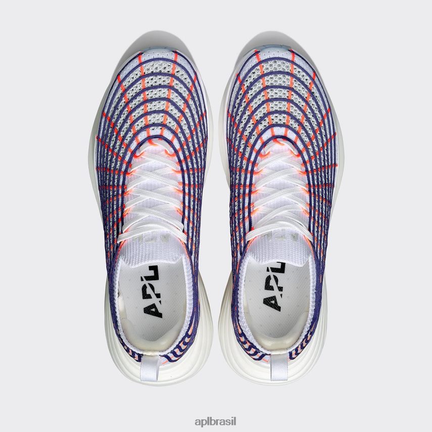 correndo APL tirolesa techloom 66 neblina branca/azul/vermelho impulsivo mulheres PRHR24347