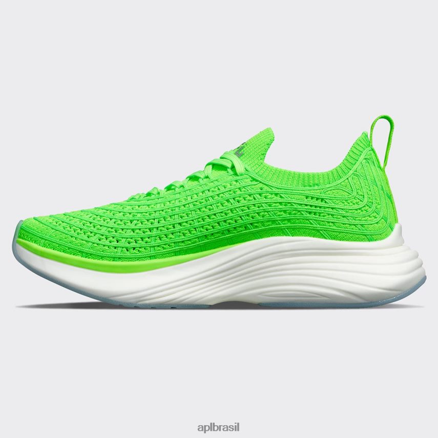 correndo APL tirolesa techloom 67 verde/prata/branco mulheres PRHR24410