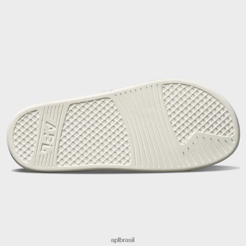 diapositivos APL grande logotipo techloom slide 1 marfim/cinza congelado/cedro mulheres PRHR24556