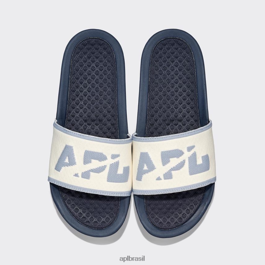 diapositivos APL grande logotipo techloom slide 1 meia-noite/puro/azul forjado mulheres PRHR24550