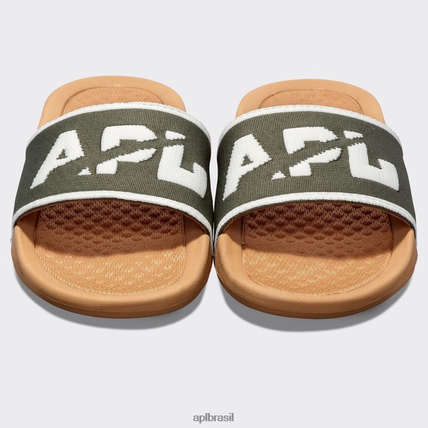 diapositivos APL grande logotipo techloom slide 2 bronzeado/fadiga/marfim mulheres PRHR24572