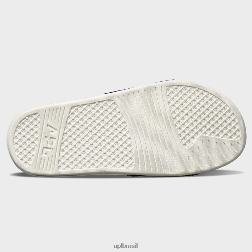 diapositivos APL grande logotipo techloom slide 2 marfim/preto mulheres PRHR24579