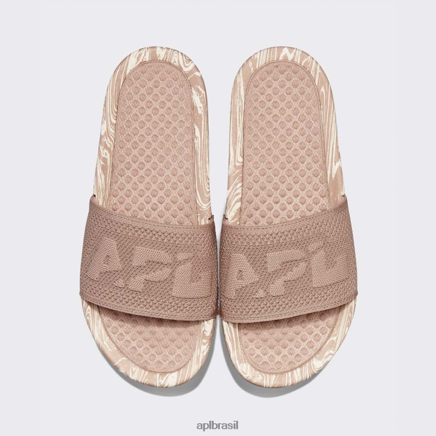 diapositivos APL grande logotipo techloom slide 4 amêndoa/intocada/mármore mulheres PRHR24662