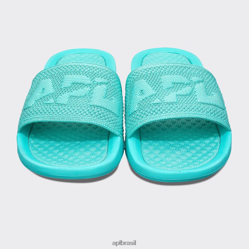 diapositivos APL grande logotipo techloom slide 4 hortelã mulheres PRHR24638