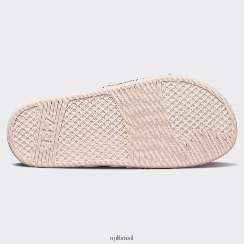 diapositivos APL grande logotipo techloom slide 4 pó de rosa/marinha/melange mulheres PRHR24649