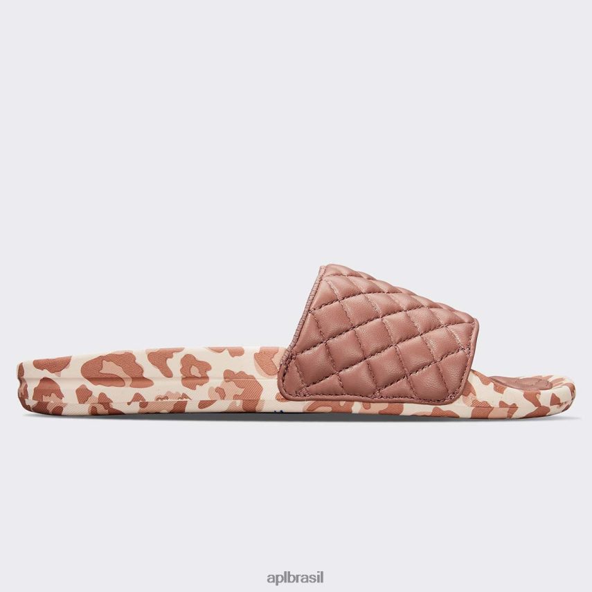 diapositivos APL lusso slide 14 madeira de praia/leopardo mulheres PRHR24657