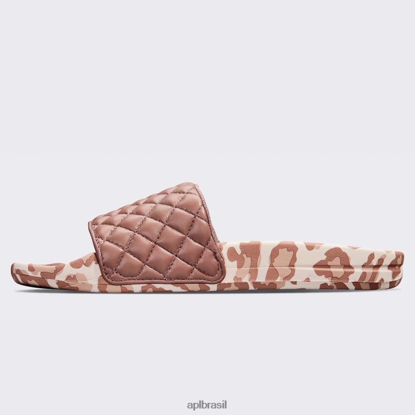 diapositivos APL lusso slide 14 madeira de praia/leopardo mulheres PRHR24657