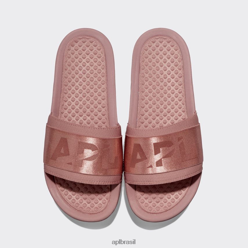 diapositivos APL slide de cetim techloom madeira de praia mulheres PRHR24596