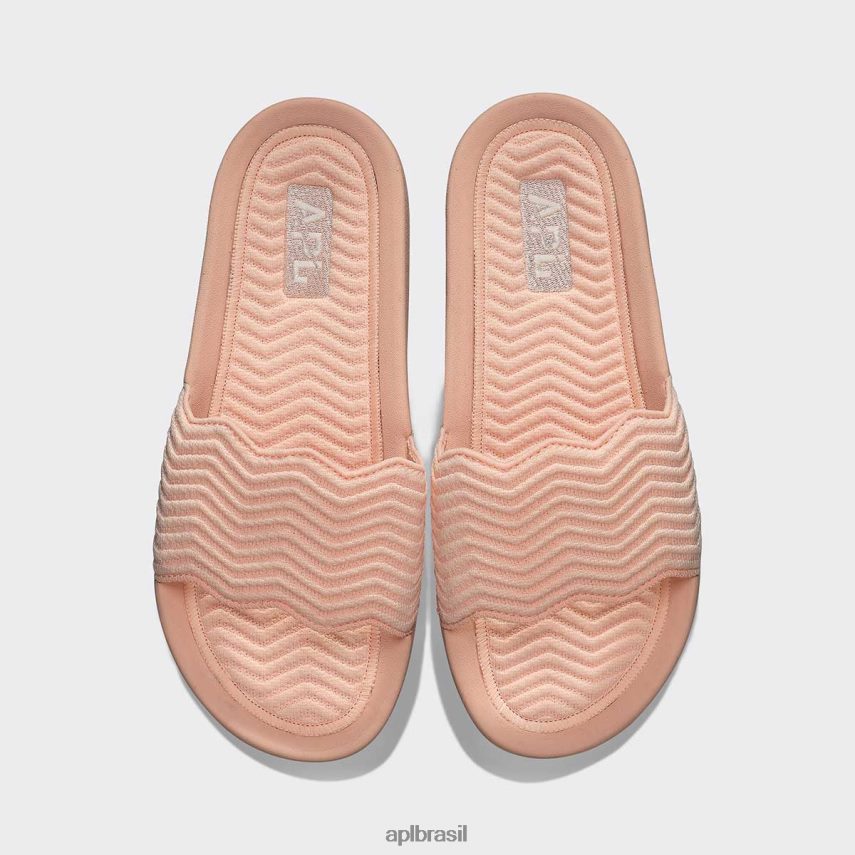 diapositivos APL slide em zigue-zague techloom blush/baunilha mulheres PRHR24535