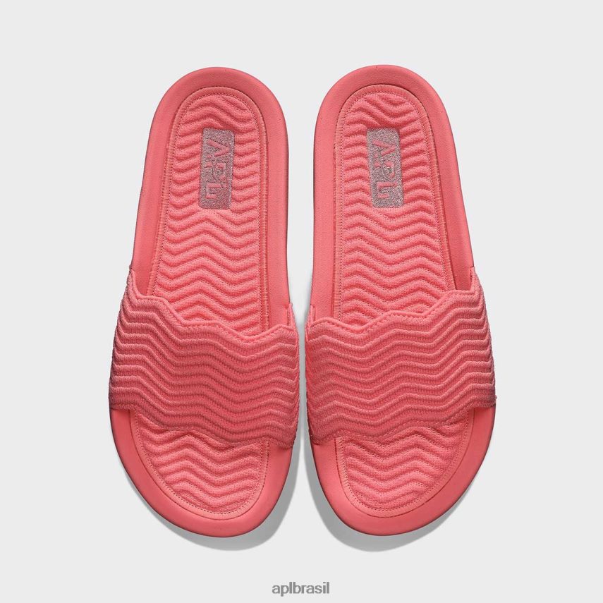 diapositivos APL slide em zigue-zague techloom coral de fogo mulheres PRHR24554