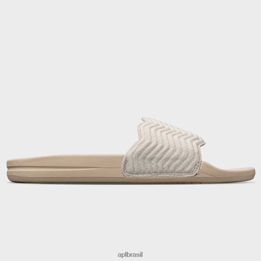 diapositivos APL slide em zigue-zague techloom praia/marfim mulheres PRHR24531